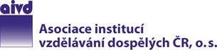 Logo Asociace institucí vzdělávání dospělých ČR, o.s.